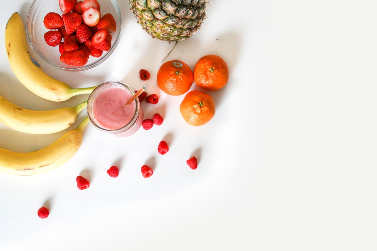 Athlete with healthy snacks